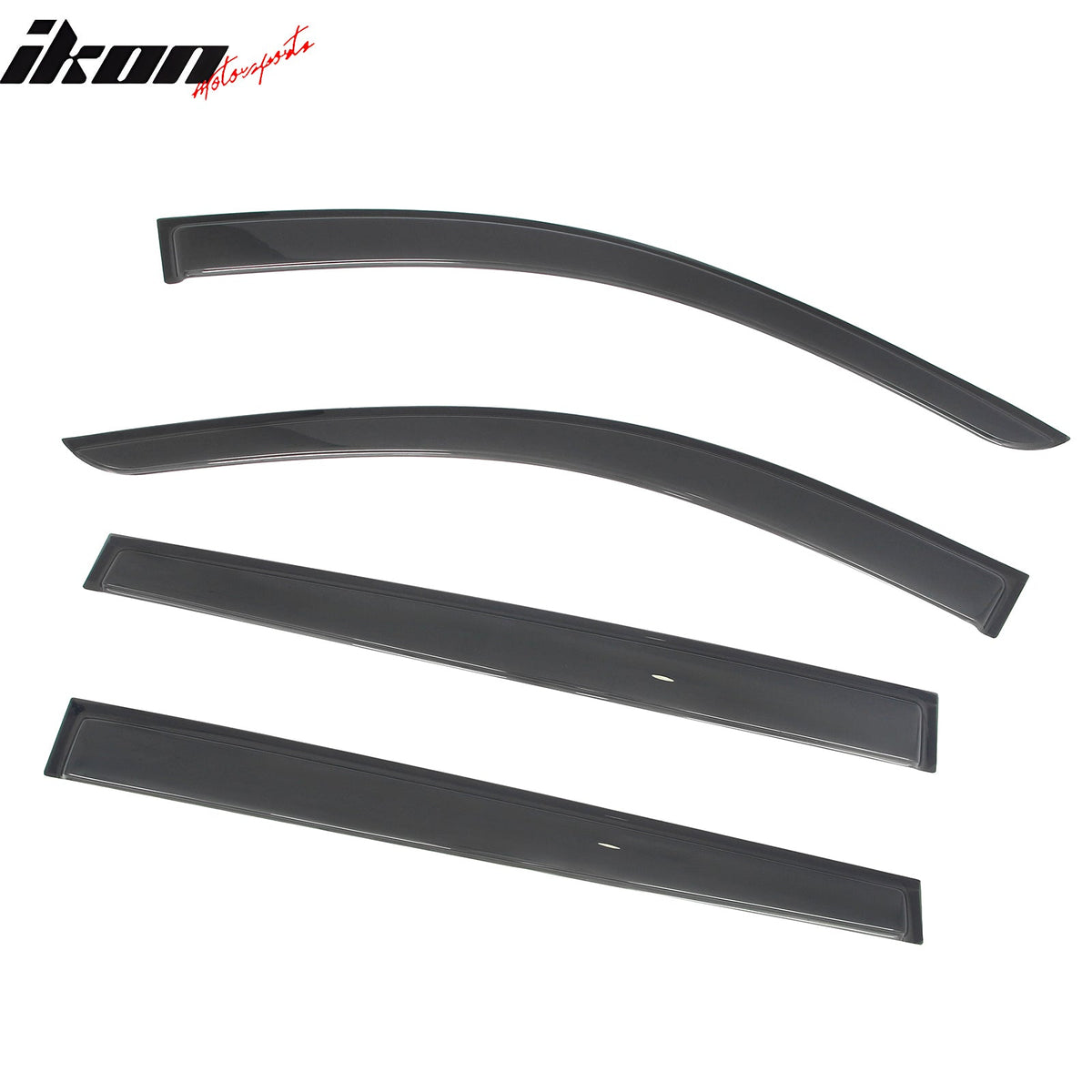 2024-2026 Chevrolet Traverse (Will Not Fit Traverse Limited) Tape-on Window Visors Sun Shades Vent Rain Guards Deflectors Acrylic Smoke/Tinted 4PCS