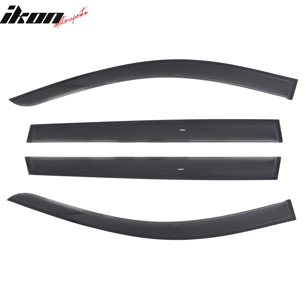 2024-2026 Chevrolet Traverse (Will Not Fit Traverse Limited) Tape-on Window Visors Sun Shades Vent Rain Guards Deflectors Acrylic Smoke/Tinted 4PCS