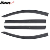 2024-2026 Chevrolet Traverse (Will Not Fit Traverse Limited) Tape-on Window Visors Sun Shades Vent Rain Guards Deflectors Acrylic Smoke/Tinted 4PCS