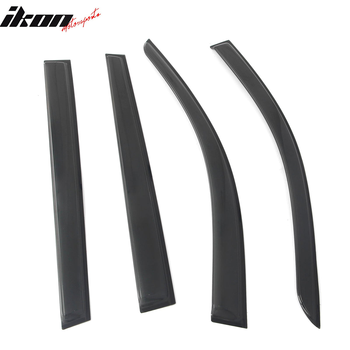 2024-2026 Chevrolet Traverse (Will Not Fit Traverse Limited) Tape-on Window Visors Sun Shades Vent Rain Guards Deflectors Acrylic Smoke/Tinted 4PCS