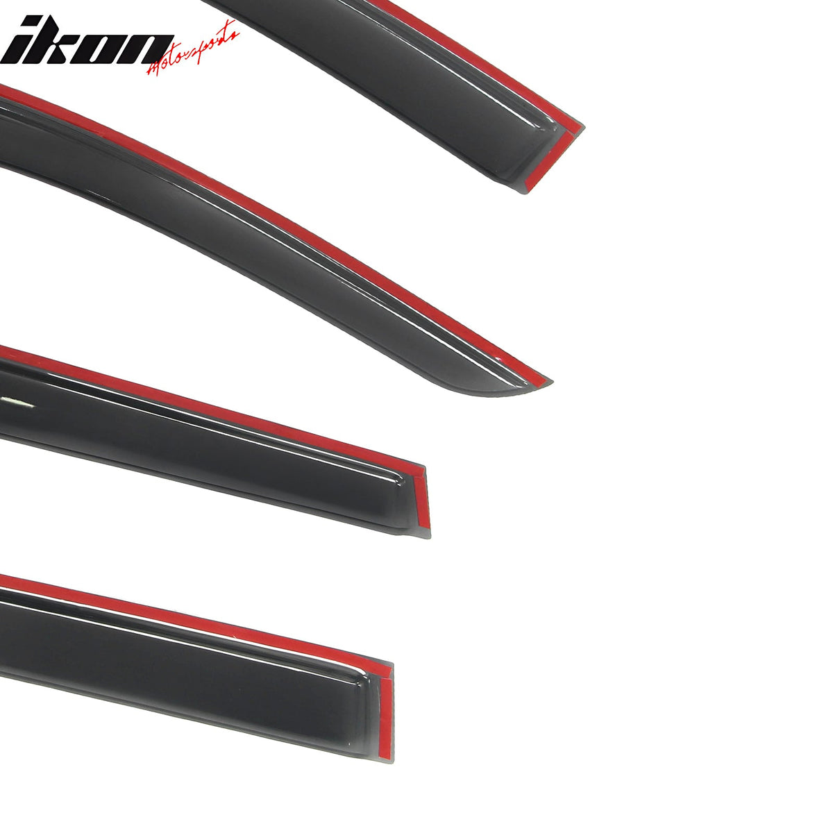 2024-2026 Chevrolet Traverse (Will Not Fit Traverse Limited) Tape-on Window Visors Sun Shades Vent Rain Guards Deflectors Acrylic Smoke/Tinted 4PCS
