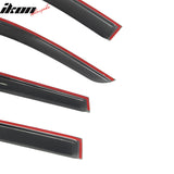 2024-2026 Chevrolet Traverse (Will Not Fit Traverse Limited) Tape-on Window Visors Sun Shades Vent Rain Guards Deflectors Acrylic Smoke/Tinted 4PCS