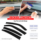 2006–2010 Dodge Charger (RWD) 3D Molded Floor Mat Carpet TPE + Window Visors
