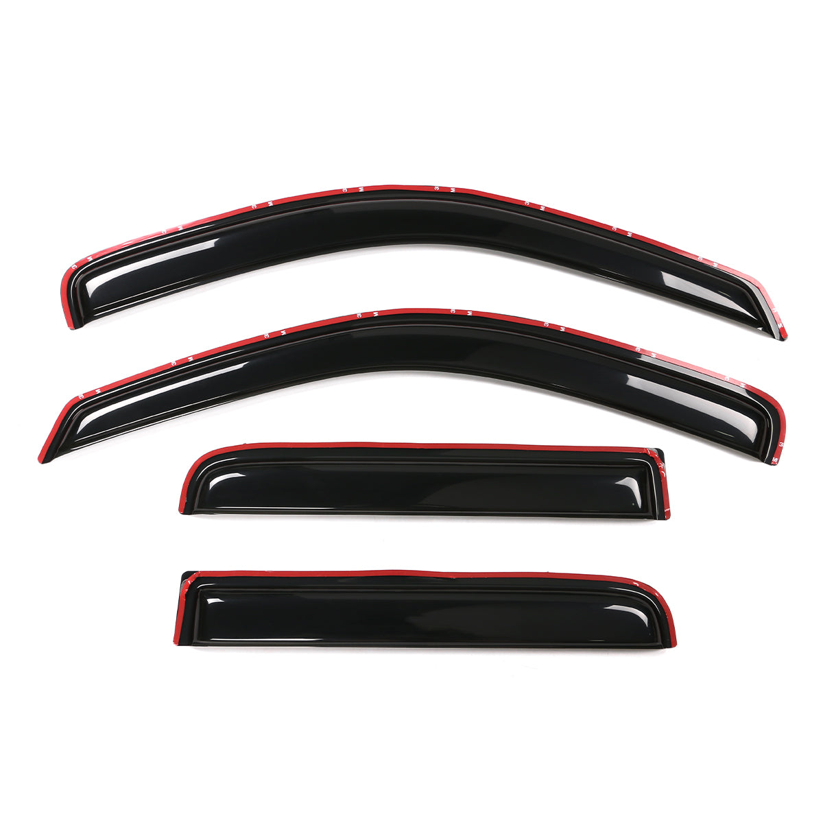 Visor Windows for Dodge Dakota Crew Cab 2000-2004 In Channel Acrylic