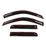 Visor Windows for Dodge Dakota Crew Cab 2000-2004 In Channel Acrylic