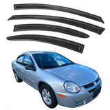 2000-2005 Dodge Neon Side Visor Windows Sun Deflectors Set Acrylic