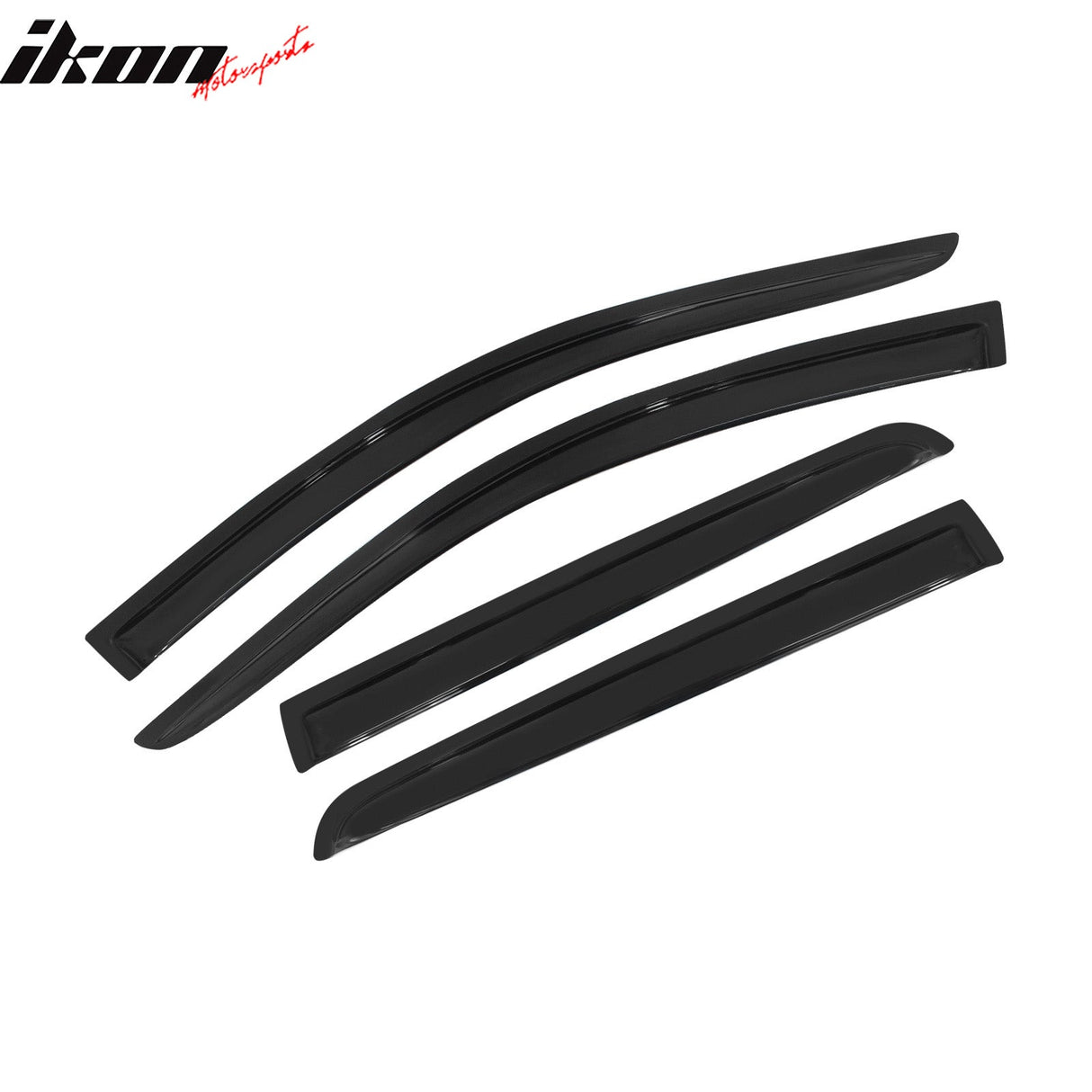 2009-2020 Dodge Journey Slim Style Smoke Tinted Window Visors Acrylic