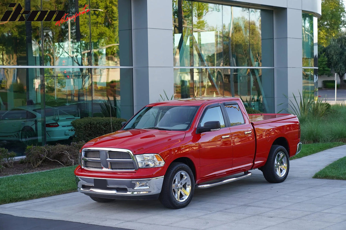 2009-2024 Dodge Ram 1500 Quad Cab Extended Pickup Window Visor Acrylic