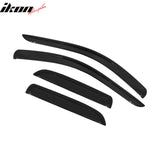 2002-2009 Dodge Ram Visor Windows Acrylic Slim Style Smoke Tinted 4PC