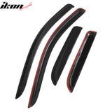 2002-2009 Dodge Ram Visor Windows Acrylic Slim Style Smoke Tinted 4PC