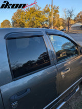 2002-2009 Dodge Ram 1500 2500 3500 Quad Cab 3D Molded Floor Mat Carpet TPE + Window Visors