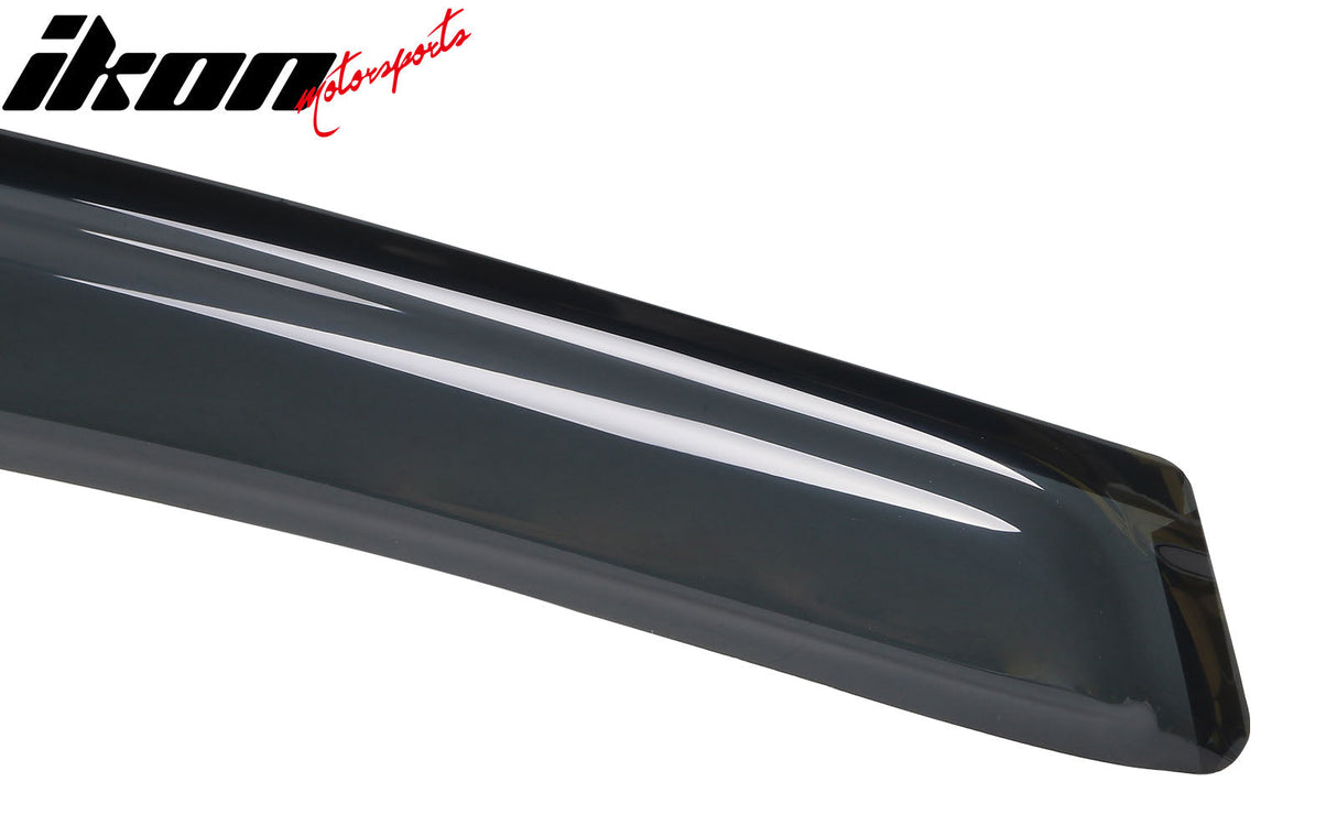 2012-2019 Fiat 500 Side Window Visors Acrylic Sun Rain Guard 2PCS