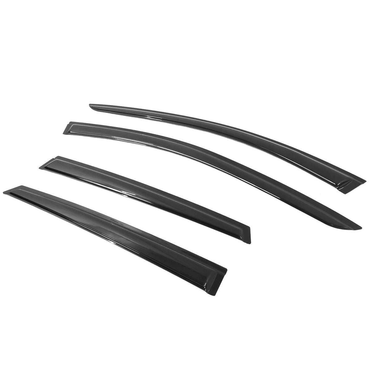 Window Visors for Ford Escape 2020-2026 Slim Style Black Acrylic 4PCS