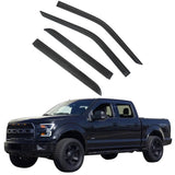 2015-2024 Ford F-Series Crew Cab Slim Style Window Visors Acrylic