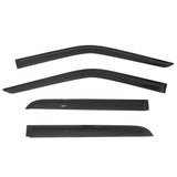2015-2024 Ford F-Series Crew Cab Slim Style Window Visors Acrylic