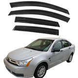 2008-2011 Ford Focus 4Door Acrylic 4PC Tape On Window Visors Guard