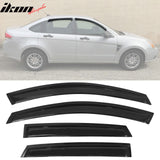 2008-2011 Ford Focus 4Door Acrylic 4PC Tape On Window Visors Guard