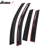 2008-2011 Ford Focus 4Door Acrylic 4PC Tape On Window Visors Guard