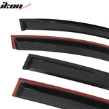 2008-2011 Ford Focus 4Door Acrylic 4PC Tape On Window Visors Guard