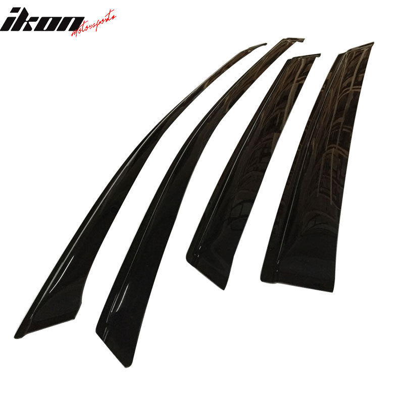 2008-2011 Ford Focus 4Door Acrylic 4PC Tape On Window Visors Guard