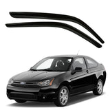 2008-2011 Ford Focus Coupe 2DR Slim Smoke Tinted Visor Windows Acrylic