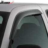 2008-2011 Ford Focus Coupe 2DR Slim Smoke Tinted Visor Windows Acrylic