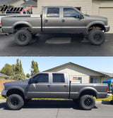 1999-2016 Ford F250-F550 Super Duty Crew Cab Tape On Window Visors