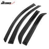 2007-2016 GMC Acadia Slim Style Smoke Tinted Visor Windows Acrylic 4PC