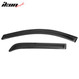 2007-2016 GMC Acadia Slim Style Smoke Tinted Visor Windows Acrylic 4PC