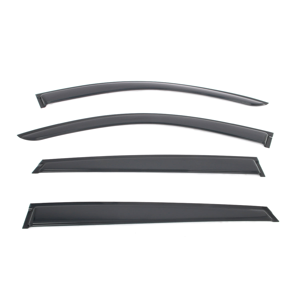 Window Visors for Genesis GV80 2021-2026 Smoke Vent Rain Guards Acrylic