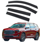 2018-2024 GMC Terrain 4PCS Tape on Window Visors Vent Rain Sun Guards