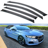 Window Visor for Honda Accord Sedan 2018-2026 Tape on Rain Guard Acrylic