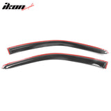 2001-2005 Honda Civic Slim Style Smoke Tinted Visor Windows Acrylic