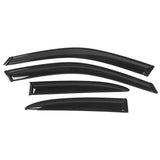 Window Visors for Honda Civic Sedan 2001-2005 Slim Smoke/Tinted Acrylic