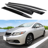 2012-2015 Honda Civic 4Door Sedan Acrylic 4PC Tape On Window Visors
