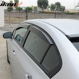 2012-2015 Honda Civic 4Door Sedan Acrylic 4PC Tape On Window Visors