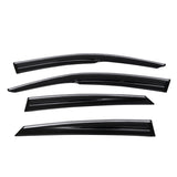 2016-2021 Honda Civic Sedan Smoke Chrome Mugen Window Visors Acylic
