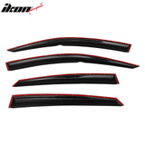 2016-2021 Honda Civic X 10th Gen Sedan  Roof Spoiler MUG Window Visor