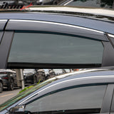 2016-2021 Honda Civic 4Dr Sedan 10th Generation Tape On Window Visor