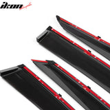 2016-2021 Honda Civic 4Dr Sedan 10th Generation Tape On Window Visor