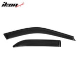 1992-1995 Honda Civic Sedan Tape On Smoke Tinted Window Visors Acrylic