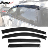 2007-2011 Honda CRV Acrylic 4PC Window Visors Tape On Rain Guard