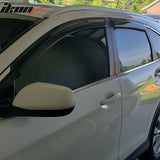 2012-2016 Honda CRV Acrylic 4PC Window Visors Tape On Rain Guard