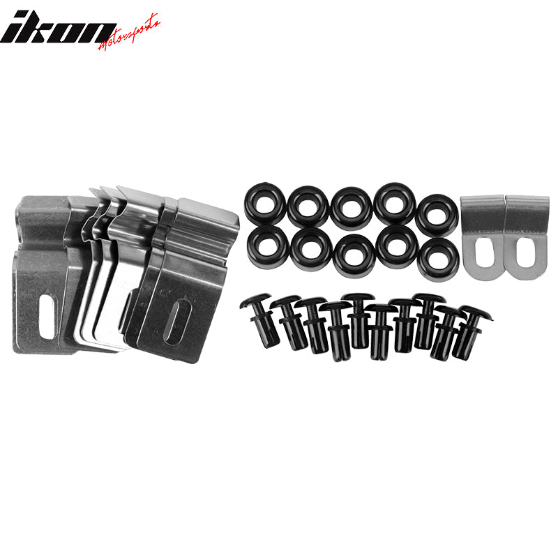 2011-2017 Honda Odyssey Polycarbonate Window Visors W/ Chrome Trim 4PC