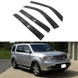 Window Visors for Honda Pilot 2009-2015 Slim Style Smoke Tinted Acrylic