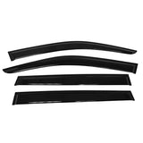 Window Visors for Honda Pilot 4DR 2016-2022 Slim Style Black Acrylic 4PCS
