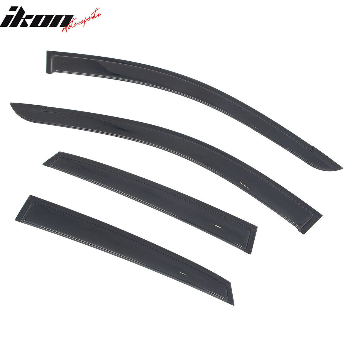 2018-2023 Hyundai Kona Tape-on Window Visors Sun Shades Vent Rain Guards Deflectors Acrylic Smoke/Tinted 4PCS