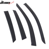 2018-2023 Hyundai Kona Tape-on Window Visors Sun Shades Vent Rain Guards Deflectors Acrylic Smoke/Tinted 4PCS