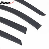 2018-2023 Hyundai Kona Tape-on Window Visors Sun Shades Vent Rain Guards Deflectors Acrylic Smoke/Tinted 4PCS