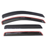 2007-2012 Hyundai Santa Fe Slim Style Smoke Visor Window Guard Acrylic